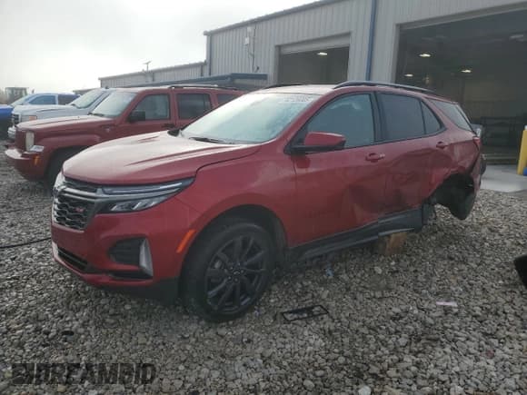 ✅ 2023 Chevrolet Equinox RS • VIN: 3GNAXWEG4PS204626 • Лот: 82126005. Опубликован ранее на Copart с пробегом 20 297 миль. Бесплатный доступ к архиву аукционных продаж из США и подробный отчёт об истории автомобиля на DreamBid. Изображение 1.