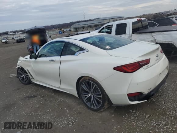 ✅ 2021 Infiniti Q60 Luxe • VIN: JN1EV7KL7MM470471 • Lot: 86518464. Listed on Copart with 48,671 mi. Free auction sales archive from the USA and detailed vehicle history report at DreamBid. Image 2.
