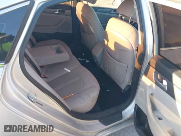 2015 Hyundai Sonata SE with VIN 5NPE24AF6FH001661, listed as a IAAI auction lot 43564083 with 116,075 mi miles and . Bid and sale history available at DreamBid. Image 8.