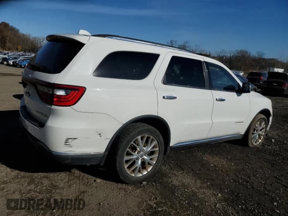 ✅ 2014 Dodge Durango Citadel • VIN: 1C4RDJEGXEC473790 • Lot: 93507835. Listed on Copart with 282,726 mi. Free auction sales archive from the USA and detailed vehicle history report at DreamBid. Image 3.