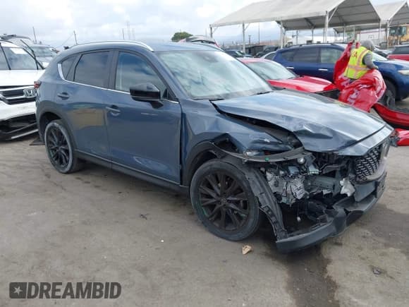 ✅ 2023 Mazda CX-5 S Preferred • VIN: JM3KFBCM0P0129102 • Lot: 43401723. Wystawiony na IAAI z przebiegiem 91 815 mil. Bezpłatny archiwum sprzedaży aukcyjnych z USA i szczegółowy raport historii pojazdu na DreamBid. Zdjęcie 1.