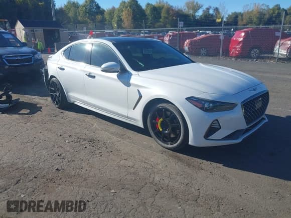 ✅ 2020 Genesis G70 3.3T • VIN: KMTG34LE5LU064103 • Lot: 43413551. Wystawiony na IAAI z przebiegiem 87 650 mil. Bezpłatny archiwum sprzedaży aukcyjnych z USA i szczegółowy raport historii pojazdu na DreamBid. Zdjęcie 1.