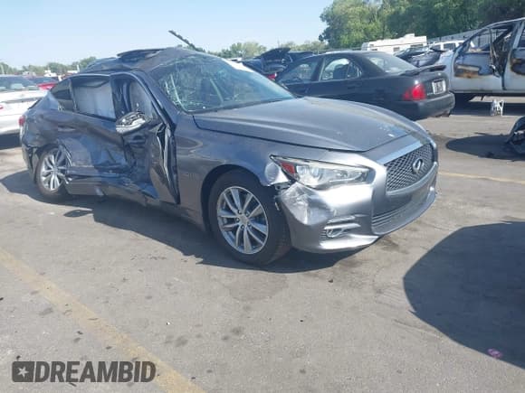 ✅ 2017 Infiniti Q50 Premium • VIN: JN1CV7AR3HM681699 • Lot: 42550423. Listed on IAAI with 90,144 mi. Free auction sales archive from the USA and detailed vehicle history report at DreamBid. Image 1.