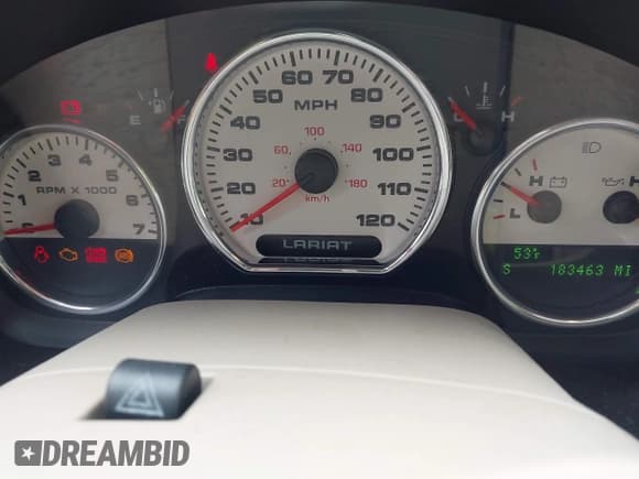 ✅ 2005 Ford F-150 XLT • VIN: 1FTPW14575FA50780 • Лот: 42338011. Опубликован ранее на IAAI с пробегом 183 463 миль. Бесплатный доступ к архиву аукционных продаж из США и подробный отчёт об истории автомобиля на DreamBid. Изображение 7.