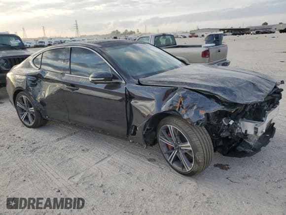 ✅ 2025 Genesis G70 Sport Advanced • VIN: KMTG54SE0SU147383 • Лот: 52577525. Опубликован ранее на Copart с пробегом 5 468 миль. Бесплатный доступ к архиву аукционных продаж из США и подробный отчёт об истории автомобиля на DreamBid. Изображение 4.