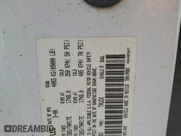 ✅ 2008 Dodge 2500 ST • VIN: 3D7KR28A88G210883 • Лот: 50617725. Опубликован ранее на Copart с пробегом 295 806 миль. Бесплатный доступ к архиву аукционных продаж из США и подробный отчёт об истории автомобиля на DreamBid. Изображение 12.