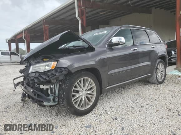 ✅ 2018 Jeep Grand Cherokee Summit • VIN: 1C4RJFJGXJC347502 • Lot: 52486975. Listed on Copart with 100,503 mi. Free auction sales archive from the USA and detailed vehicle history report at DreamBid. Image 1.