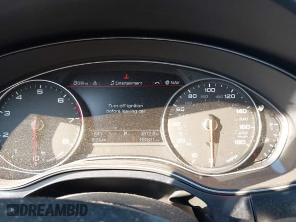 ✅ 2013 Audi A6 Premium Plus • VIN: WAUGGAFC4DN155366 • Lot: 42858345. Wystawiony na IAAI z przebiegiem 151 811 mil. Bezpłatny archiwum sprzedaży aukcyjnych z USA i szczegółowy raport historii pojazdu na DreamBid. Zdjęcie 7.