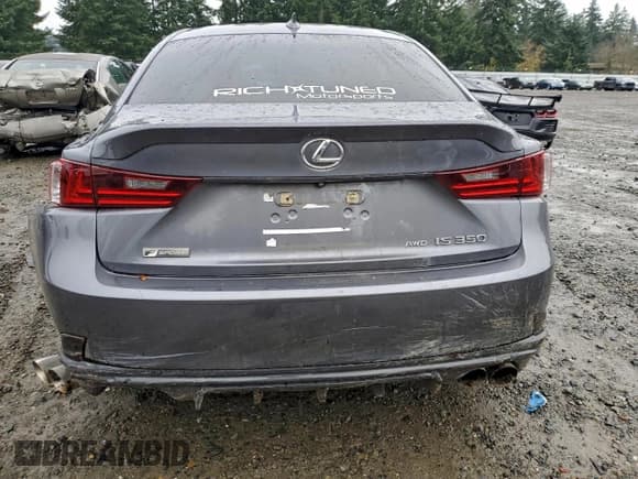 ✅ 2015 Lexus IS 350 • VIN: JTHCE1D20F5007184 • Lot: 93512295. Listed on Copart with 71,088 mi. Free auction sales archive from the USA and detailed vehicle history report at DreamBid. Image 6.