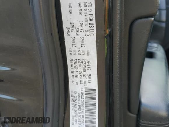 ✅ 2015 Jeep Grand Cherokee Laredo • VIN: 1C4RJFAG3FC149772 • Лот: 82494005. Опубликован ранее на Copart с пробегом 89 031 миль. Бесплатный доступ к архиву аукционных продаж из США и подробный отчёт об истории автомобиля на DreamBid. Изображение 13.