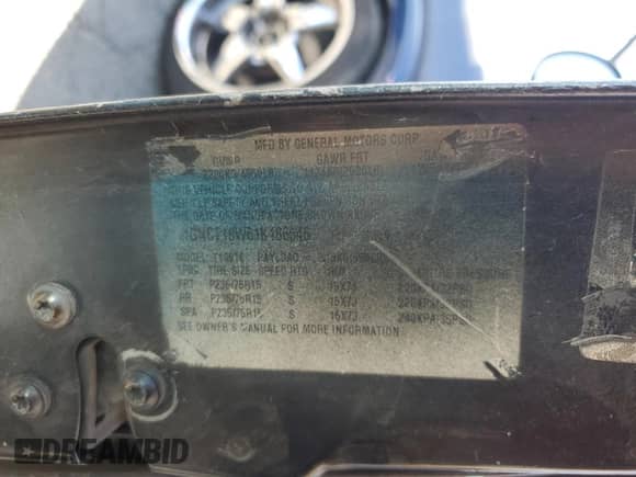 2002 Chevrolet S-10 LS z VIN 1GCCS14W428104099, wystawiony jako Copart lot #74635974 z przebiegiem 255 710 mil mil oraz Szkoda całkowita • Salvage title. Historia ofert i sprzedaży dostępna na DreamBid. Obrazek 12.