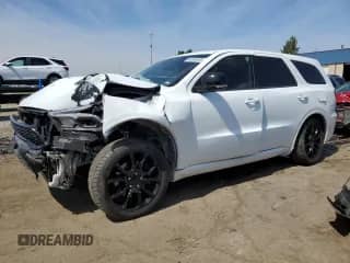 2020 Dodge Durango R/T with VIN 1C4SDJCT2LC124119, listed as a Copart auction lot 55303465 with 87,689 mi miles and Salvage title. Bid and sale history available at DreamBid. Image 1.