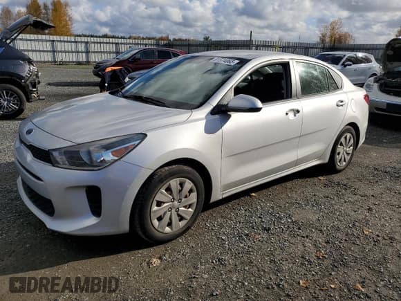 ✅ 2018 Kia Rio LX • VIN: 3KPA24AB7JE053891 • Lot: 91574065. Listed on Copart with 30,253 mi. Free auction sales archive from the USA and detailed vehicle history report at DreamBid. Image 1.