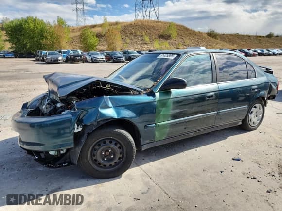 ✅ 1997 Honda Civic EX • VIN: 2HGEJ8640VH564408 • Lot: 81403865. Listed on Copart with 131,116 mi. Free auction sales archive from the USA and detailed vehicle history report at DreamBid. Image 1.