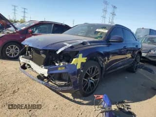 ✅ 2019 Audi Q8 Prestige • VIN: WA1FVAF16KD018428 • Lot: 82247305. Listed on Copart with 85,352 mi. Free auction sales archive from the USA and detailed vehicle history report at DreamBid. Image 1.
