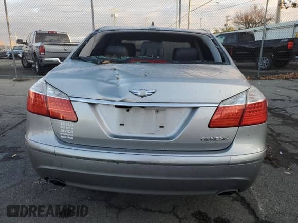 2010 Hyundai Genesis with VIN KMHGC4DEXAU097233, listed as a Copart auction lot 74285974 with 169,026 mi miles and Salvage title. Bid and sale history available at DreamBid. Image 6.
