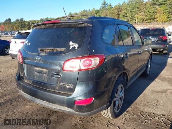 2010 Hyundai Santa Fe SE with VIN 5NMSHDAG3AH346663, listed as a IAAI auction lot 43449288 with 248,608 mi miles and . Bid and sale history available at DreamBid. Image 4.