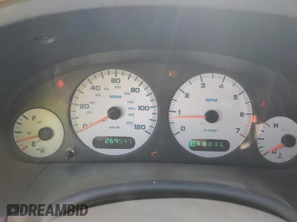 ✅ 2003 Dodge Caravan Sport • VIN: 1D4GP44R33B290482 • Lot: 71181995. Listed on Copart with 269,547 mi. Free auction sales archive from the USA and detailed vehicle history report at DreamBid. Image 9.