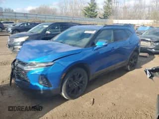 2020 Chevrolet Blazer RS z VIN 3GNKBKRS1LS708152, wystawiony jako Copart lot #82284184 z przebiegiem 69 077 mil mil oraz Szkoda całkowita • Salvage title. Historia ofert i sprzedaży dostępna na DreamBid. Obrazek 1.