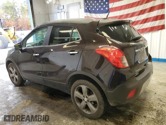 ✅ 2014 Buick Encore Leather • VIN: KL4CJGSB2EB773673 • Lot: 90064625. Wystawiony na Copart z przebiegiem 95 722 mil. Bezpłatny archiwum sprzedaży aukcyjnych z USA i szczegółowy raport historii pojazdu na DreamBid. Zdjęcie 2.