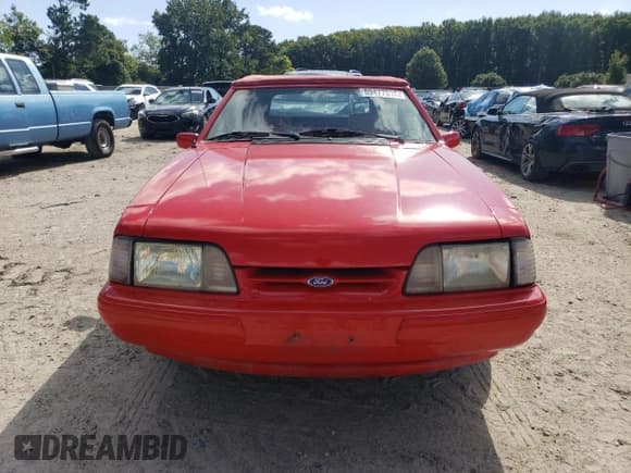 ✅ 1992 Ford Mustang LX Sport • VIN: 1FACP44E2NF173521 • Lot: 69477614. Listed on Copart with 109,947 mi. Free auction sales archive from the USA and detailed vehicle history report at DreamBid. Image 5.
