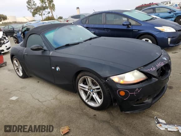 ✅ 2007 BMW Z4 M • VIN: 5UMBT93527LY53628 • Лот: 89154245. Опубликован ранее на Copart с пробегом 91 677 миль. Бесплатный доступ к архиву аукционных продаж из США и подробный отчёт об истории автомобиля на DreamBid. Изображение 4.