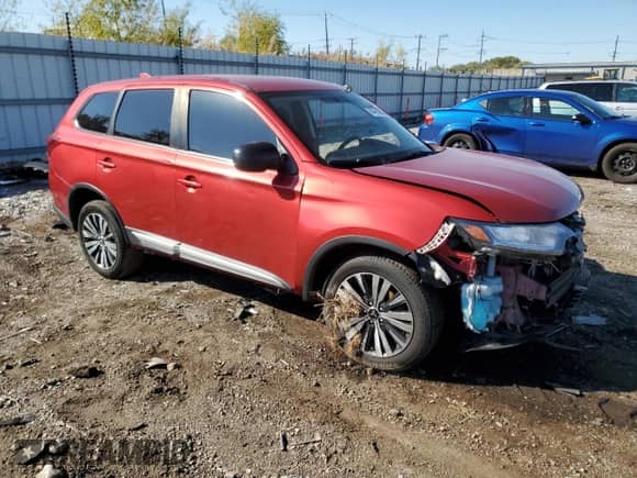 2019 Mitsubishi Outlander ES z VIN JA4AD2A39KZ030751, wystawiony jako Copart lot #86495085 z przebiegiem 94 881 mil mil oraz Szkoda całkowita • Salvage title. Historia ofert i sprzedaży dostępna na DreamBid. Obrazek 4.