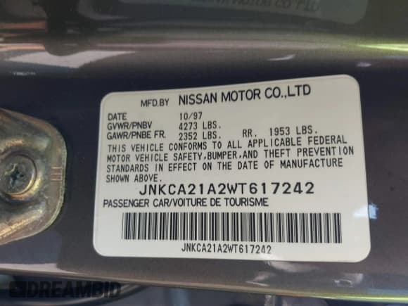 ✅ 1998 Infiniti I30 Standard • VIN: JNKCA21A2WT617242 • Лот: 41312275. Опубликован ранее на IAAI с пробегом Не указан. Бесплатный доступ к архиву аукционных продаж из США и подробный отчёт об истории автомобиля на DreamBid. Изображение 9.