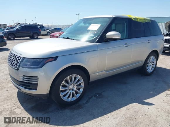 ✅ 2019 Land Rover Range Rover • VIN: SALGS2RE9KA520688 • Lot: 41941073. Listed on IAAI with 59,782 mi. Free auction sales archive from the USA and detailed vehicle history report at DreamBid. Image 2.