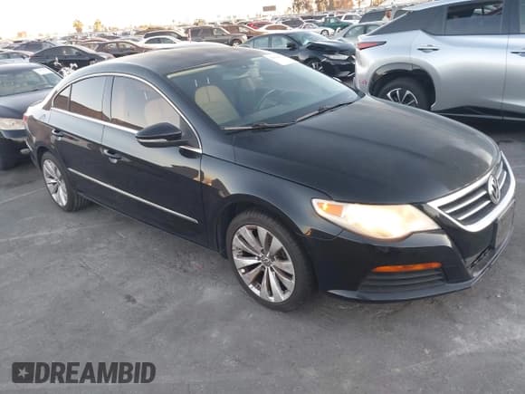 ✅ 2012 Volkswagen CC Sport • VIN: WVWMP7AN1CE520344 • Lot: 43910872. Listed on IAAI with 119,002 mi. Free auction sales archive from the USA and detailed vehicle history report at DreamBid. Image 1.