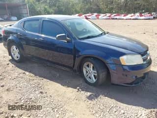 2013 Dodge Avenger SE V6 with VIN 1C3CDZAG1DN619706, listed as a IAAI auction lot 43526008 with 107,845 mi miles and . Bid and sale history available at DreamBid. Image 1.