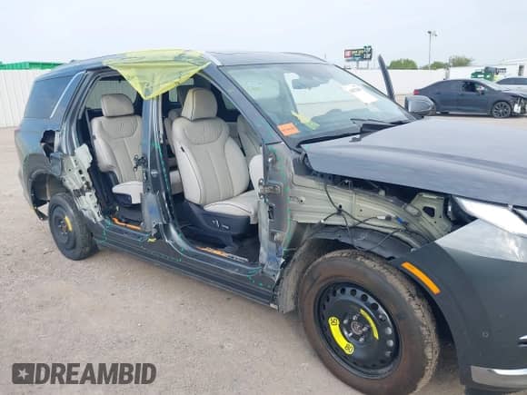 ✅ 2025 Hyundai Palisade Calligraphy • VIN: KM8R74GE3SU935094 • Lot: 43072689. Wystawiony na IAAI z przebiegiem 393 mil. Bezpłatny archiwum sprzedaży aukcyjnych z USA i szczegółowy raport historii pojazdu na DreamBid. Zdjęcie 6.