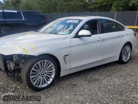 ✅ 2015 BMW 4 Series 435i xDrive • VIN: WBA4B3C58FGV48121 • Lot: 85146585. Listed on Copart with 76,930 mi. Free auction sales archive from the USA and detailed vehicle history report at DreamBid. Image 1.