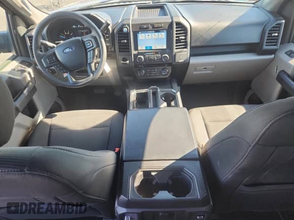 2018 Ford F-150 XL with VIN 1FTEW1CP6JFC63739, listed as a Copart auction lot 90381505 with 28,861 mi miles and Salvage title. Bid and sale history available at DreamBid. Image 8.