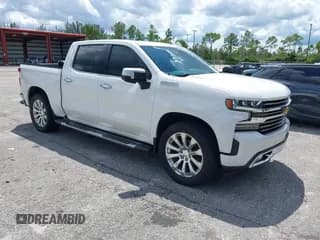 ✅ 2020 Chevrolet Silverado 1500 High Country • VIN: 3GCUYHET3LG211771 • Lot: 43142936. Listed on IAAI with 72,562 mi. Free auction sales archive from the USA and detailed vehicle history report at DreamBid. Image 1.