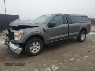 ✅ 2021 Ford F-150 XL • VIN: 1FTMF1E54MKE22387 • Lot: 81709815. Listed on Copart with 100,324 mi. Free auction sales archive from the USA and detailed vehicle history report at DreamBid. Image 1.