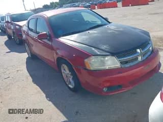 ✅ 2012 Dodge Avenger SXT Plus • VIN: 1C3CDZEG3CN309999 • Лот: 43177808. Опубликован ранее на IAAI с пробегом 122 300 миль. Бесплатный доступ к архиву аукционных продаж из США и подробный отчёт об истории автомобиля на DreamBid. Изображение 1.