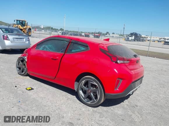 2019 Hyundai Veloster Premium z VIN KMHTG6AF9KU003775, wystawiony jako IAAI lot #41821981 z przebiegiem 61 510 mil mil oraz . Historia ofert i sprzedaży dostępna na DreamBid. Obrazek 3.