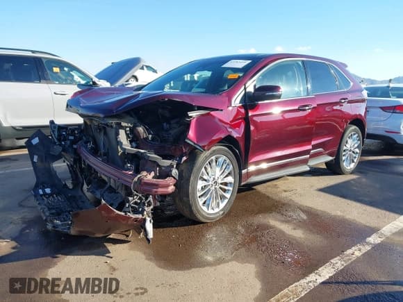 ✅ 2020 Ford Edge Titanium • VIN: 2FMPK4K96LBB12134 • Lot: 43783459. Listed on IAAI with 89,464 mi. Free auction sales archive from the USA and detailed vehicle history report at DreamBid. Image 2.
