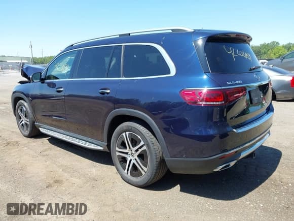 ✅ 2022 Mercedes-Benz GLS 450 • VIN: 4JGFF5KE1NA635210 • Lot: 42369149. Listed on IAAI with 27,239 mi. Free auction sales archive from the USA and detailed vehicle history report at DreamBid. Image 3.