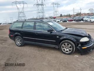 ✅ 2003 Volkswagen Passat GLX • VIN: WVWYH63B23E073924 • Lot: 41447079. Wystawiony na IAAI z przebiegiem 160 263 mil. Bezpłatny archiwum sprzedaży aukcyjnych z USA i szczegółowy raport historii pojazdu na DreamBid. Zdjęcie 1.