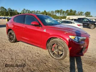 ✅ 2018 Alfa Romeo Stelvio • VIN: ZASFAKEVXJ7C14887 • Lot: 82109125. Listed on Copart with 49,566 mi. Free auction sales archive from the USA and detailed vehicle history report at DreamBid. Image 4.