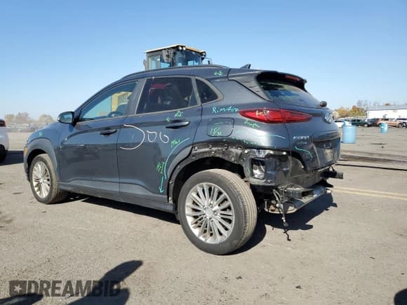 ✅ 2019 Hyundai Kona SEL • VIN: KM8K6CAA2KU351466 • Лот: 76811954. Опубликован ранее на Copart с пробегом 55 588 миль. Бесплатный доступ к архиву аукционных продаж из США и подробный отчёт об истории автомобиля на DreamBid. Изображение 2.