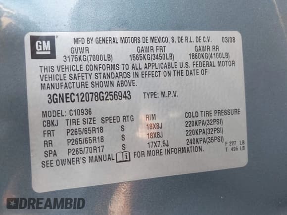 ✅ 2008 Chevrolet Avalanche LTZ • VIN: 3GNEC12078G256943 • Lot: 43587064. Wystawiony na IAAI z przebiegiem 177 264 mil. Bezpłatny archiwum sprzedaży aukcyjnych z USA i szczegółowy raport historii pojazdu na DreamBid. Zdjęcie 9.