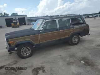 ✅ 1989 Jeep Grand Wagoneer • VIN: 1J4GS5876KP100776 • Lot: 66311065. Listed on Copart with 165,739 mi. Free auction sales archive from the USA and detailed vehicle history report at DreamBid. Image 1.