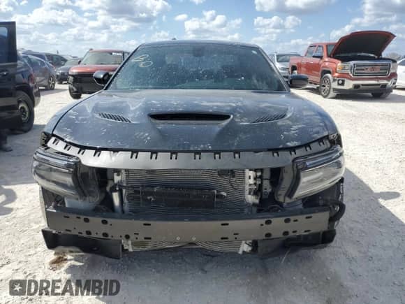 2015 Dodge Charger SRT Hellcat z VIN 2C3CDXL91FH795556, wystawiony jako Copart lot #77477774 z przebiegiem Nie podano mil oraz Szkoda całkowita • Salvage title. Historia ofert i sprzedaży dostępna na DreamBid. Obrazek 5.