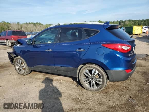 2014 Hyundai Tucson Limited z VIN KM8JU3AG7EU920841, wystawiony jako Copart lot #65136724 z przebiegiem 56 799 mil mil oraz Szkoda całkowita • Salvage title. Historia ofert i sprzedaży dostępna na DreamBid. Obrazek 2.