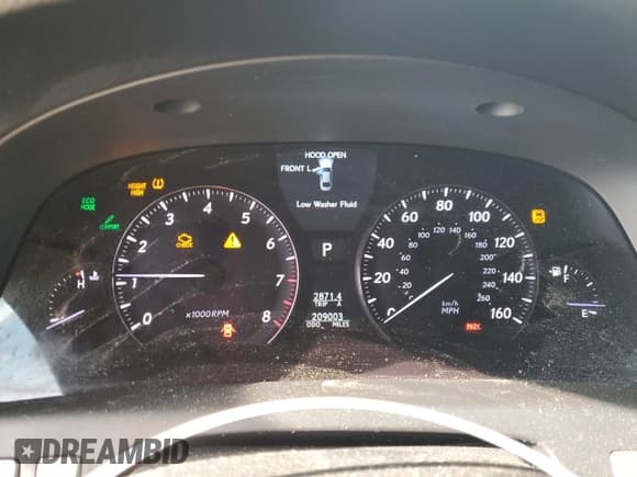 ✅ 2011 Lexus LS 460 • VIN: JTHBL5EF9B5106574 • Lot: 93753145. Wystawiony na Copart z przebiegiem 209 003 mil. Bezpłatny archiwum sprzedaży aukcyjnych z USA i szczegółowy raport historii pojazdu na DreamBid. Zdjęcie 9.