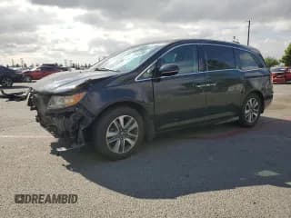 ✅ 2016 Honda Odyssey Touring Elite • VIN: 5FNRL5H92GB020485 • Lot: 81964635. Listed on Copart with 164,938 mi. Free auction sales archive from the USA and detailed vehicle history report at DreamBid. Image 1.