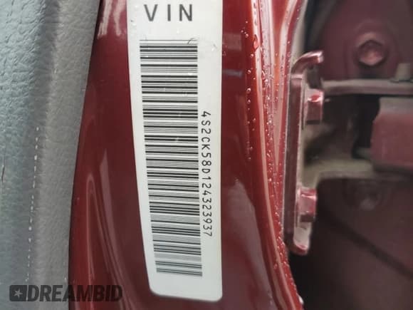 ✅ 2002 Isuzu Rodeo • VIN: 4S2CK58D124323937 • Lot: 86155194. Listed on Copart with 184,491 mi. Free auction sales archive from the USA and detailed vehicle history report at DreamBid. Image 13.